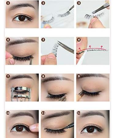 Desikixudy 3D-55(Mixed) Soft And Comfortable Cotton Thread Stem Stereo Multi-Layer Eyelashes Fiber False Eyelashes - Buy Online on SooperMarket.com