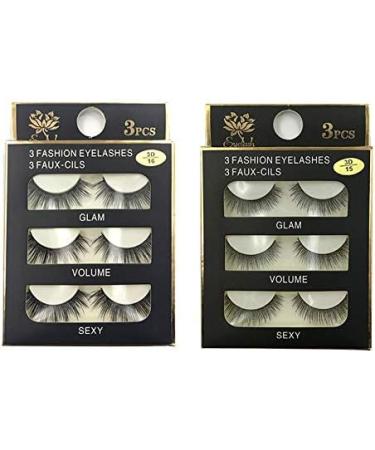 Desikixudy 3D-16 False Eyelashes Handmade 3D Eyelashes Soft And Comfortable Natural And Long Slim - Buy Online on SooperMarket.com