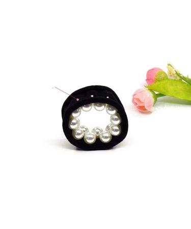 Suoirblss Imitation Pearl Hair Elastics - 5 PCS Elastic Bands for Ponytails and Bracelets - Buy Online on SooperMarket.com