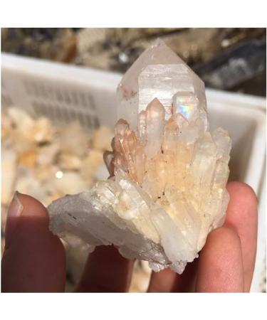 Beautiful Natural Clear Quartz Crystal Cluster Point Specimen Gift HOMEZHOU - Buy Online on SooperMarket.com