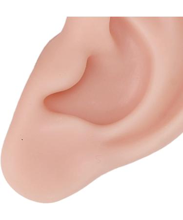 Flexible & Reusable Silicone Ear Model - 1 Pair Medium Skin Color for Ear Piercing Practice - Buy Online on SooperMarket.com