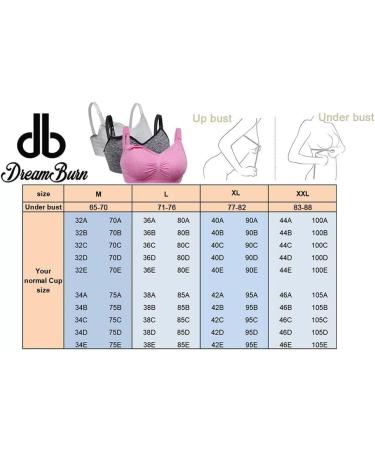 Dreamburn Women's Nursing Tank Top with Built-In Bra - Maternity Camisole for Breastfeeding XXL Pink - Buy Online on SooperMarket.com