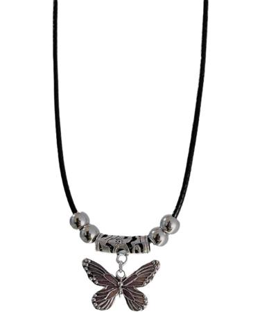 Oralgo Butterfly Necklace - Adjustable Ethnic Collarbone Chain for Women | Fashionable Jewelry International Shipping - Buy Online on SooperMarket.com