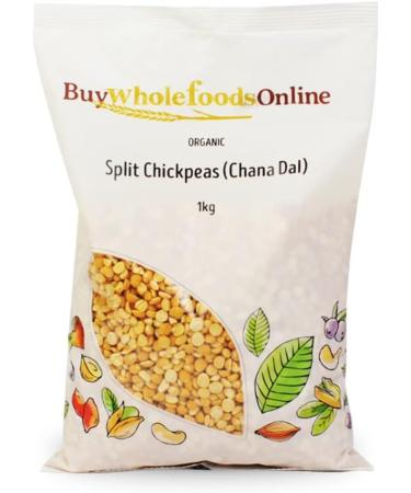 Organic Split Chickpeas (Chana Dal) 1kg (BWFO) - Buy Online on SooperMarket.com