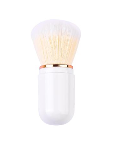 Retractable Travel Makeup Brush - Mini Capsule Kabuki Brush for Liquid Foundation Powder & Cream - Ideal for On-the-Go Beauty - Buy Online on SooperMarket.com