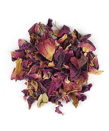 Frontier Co-op Roses, Red Petals, Certified Organic, Kosher | 1 lb. Bulk Bag | Rosa centifolia