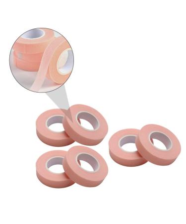 FRCOLOR Eyelash Tape - 6 Rolls Micropore Fabric for Eyelash Extensions | Colored Duct Tape & Non-Woven Adhesive Lash Pads - Buy Online on SooperMarket.com