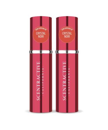 CA Perfume Impression of Crystal Noir For Women Replica Version Fragrance Dupes Concentrated Long Lasting Eau de Parfum Spray Refillable Atomizer Bottle 0.17 Fl Oz/5ml-X2 VRSC CRYSTAL NOIR IMPRESSION 0.34 Fl Oz (Pack of 1)