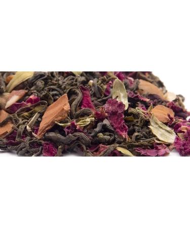 Peosa Delight Tea - Kashmiri Almond Kahwa Whole Leaf Green Tea with Saffron, Almond, Cardamom, Rose Petal - 40 Tea Bags - 3.52 Oz Box - Buy Online on SooperMarket.com
