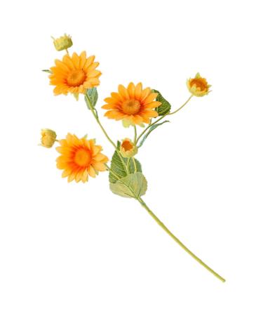 HOMSFOU Simulated Sunflower Faux Sunflower Arrangement Artificial Sunflower Flowers Sunflower Bouquet Picks Home Decor Sunflower Bouquet Decors Fake Bouquet Single Flower Silk Flower