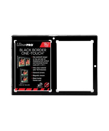 Ultra Pro 35PT 2-Card Black Border UV ONE-Touch Magnetic Holder