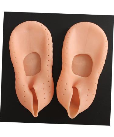 minkissy 6 Pairs Heel Socks for Cracked Heels Heel Protectors for High Heel Shoes Moisturizing Sleeves Foot Softening Socks Silicone Heel Cover Moisturizing Socks Anti Slip Socks Increased - Buy Online on SooperMarket.com
