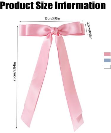 CJZZ Women Bowknot Hair Bows Hair Bows Barrettes Barrettes Simple and Elegant Suitable for Decorating Braids Ponytails and Braids - Buy Online on SooperMarket.com