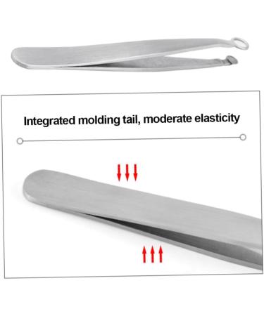 Nose Hair Tweezers Stainless Steel Tweezers Round Tip Face Hair Remover Eyelash Eyebrow Tweezers for Trimming and Grooming Facial Nasal Eyebrow Hair Ingrown Hair - Buy Online on SooperMarket.com