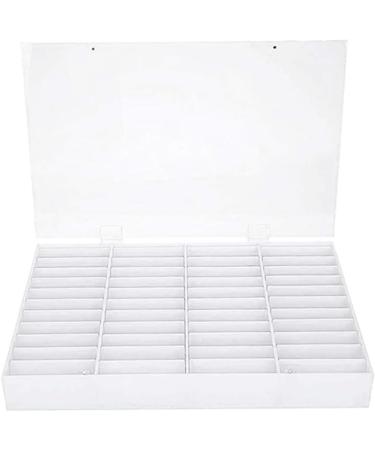 44 Grids Fake Nail Tips Color Display Holder Storage Box For Nails Art Decor Nails Art Decoration White - Buy Online on SooperMarket.com