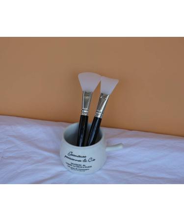 LORMAY 2pc Premium Silicone Face Mask Brush Set for Mud, Clay, DIY & Modeling Masks - Ideal for Body Lotion, BB & CC Creams - Buy Online on SooperMarket.com