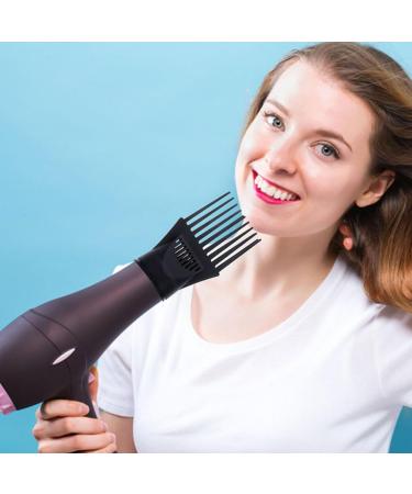 FRCOLOR 5pcs Hair Dryer Comb Straight Hair Dryer Nozzle Hair Dryer Concentrator Nozzle Hair Styling Nozzle Universal Blow Dryer Comb Attachment Styling Comb Plastic Dry Clothes Hair Comb - Buy Online on SooperMarket.com