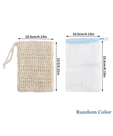 2 Pack Exfoliating Mesh Soap Saver Pouch for Body Cleansing - Buy Online on SooperMarket.com