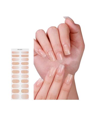Ruarby Long French False Nails Stick On Nails Nail Gradient Press on Nails DIY Art Accessories Display for Personal Style