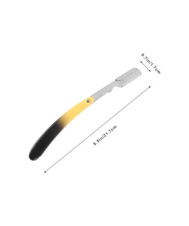 Buy NOLITOY Electroplated Vintage Manual Clip-on Barber Razor - Professional Eyebrow & Mustache Shaver | International Shipping Available - Buy Online on SooperMarket.com