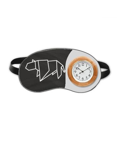Origa Tiger Geometric Shape Sleep Eye Head Clock Travel Shade Cover