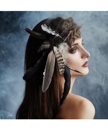 30Pcs Natural Turkey Spotted Feathers for DIY Crafts and Decor - 6-8 inch (3 Styles) - Buy Online on SooperMarket.com