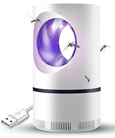 Mosquito Killer Lamp Electric Mosquito Killer Trap Mosquito Light Insect Killer Indoor & Outdoor,Mosquito Exterminator for Fly Control,Suction Fan (White)