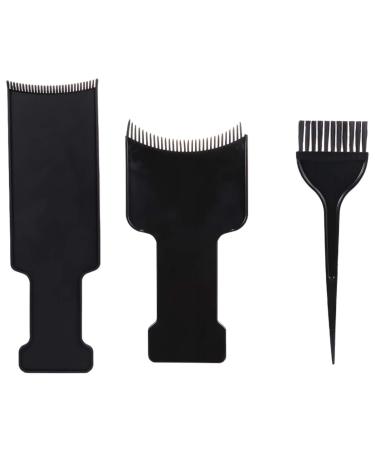 Minkissy 1 Hair Coloring Set Highlighter Board Hair Dye Comb Hair Tint Dying Flat Paddle Hair Tinting Applicator Professional Hair Dye Kit Foil Board Accessories Flat Top Abs Plastic
