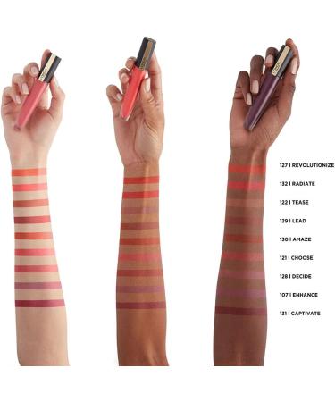 L'Or al Paris Rouge Signature Matte Liquid Lipstick 131 - Captivate | Long-Lasting, Bold Color - Buy Online on SooperMarket.com