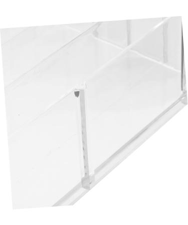 PRETYZOOM Cosmetic Storage Box Storage Drawers Desk Storage Drawer Makeup Palettes Organizers Eye Shadow Blush Transparent 24x23x6.5cm - Buy Online on SooperMarket.com