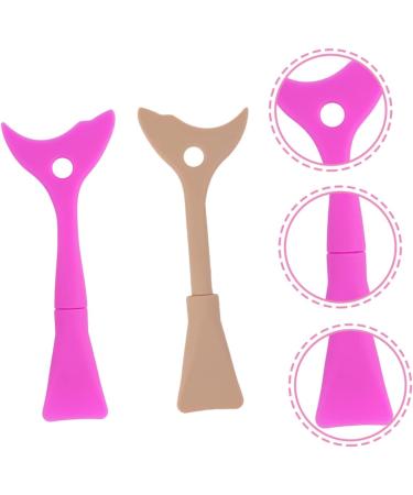 Mikinona 2pcs Eyeliner Baffle Silicone Molds Makeup Eyelash Tool Make-up Shield Supplies Miss Protection - Buy Online on SooperMarket.com