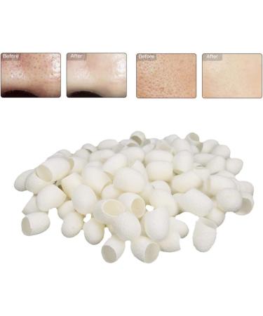 Pack of 100 Facial Care Silk Moth Blackhead Removal Peeling Balls with Fibroin for Cleaning - Buy Online on SooperMarket.com
