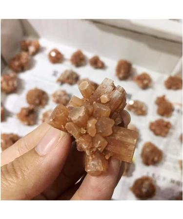 Stone Crafts Natural Beautiful Flowery Orange Aragonite Crystal Cluster Specimen Reiki Crystals - Buy Online on SooperMarket.com