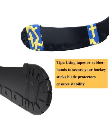 Auaurly Hockey Racket Cling Protection | Blade Covers for Off-Ice Training | 3-Piece Set - Best Hockey Gifts & Accessories - Buy Online on SooperMarket.com