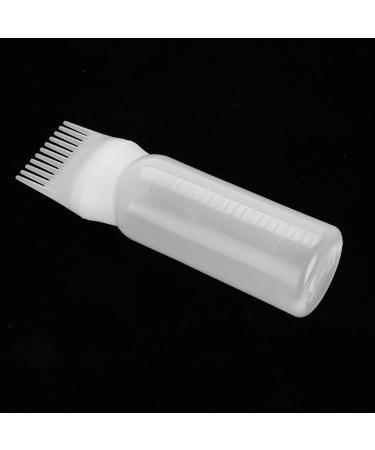 Hair Dye Brush Bottle - 3 Colors Lightweight Applicator Tool for Hair Color & Shampoo (White) | Best Hair Dyeing Accessories - Buy Online on SooperMarket.com