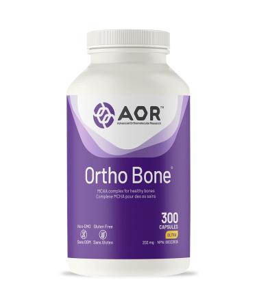 AOR - Ortho Bone With MCHA Complex 300 Capsules - Bone Health Supplement - Improves Bone Growth Supplement Bone Density Supplement and Bone Fra cture Healing Supplement - Osteopenia Supplements