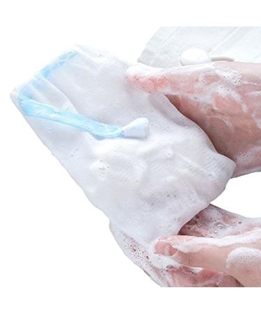 20-Pack Magnoloran Double Layer Mesh Soap Saver Pouch for Exfoliating and Bubble Foam Net Handmade Soap - Body and Facial Cleaning Tool - Buy Online on SooperMarket.com