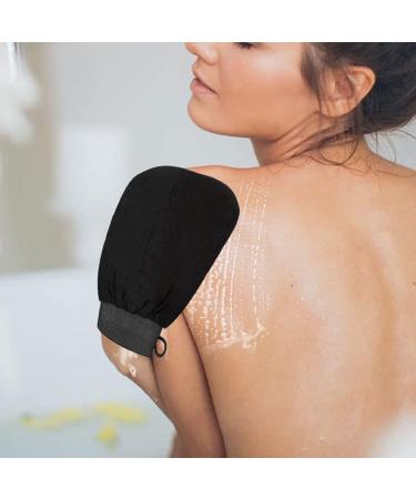 4 PCS Exfoliating Gloves for Deep Body Exfoliation - Shower Mitt for Dead Skin Removal - Scrubbing Gloves for Women and Men - Buy Online on SooperMarket.com