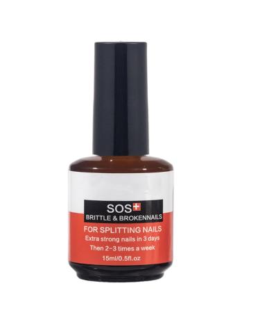 Broken & Brittle Nail Treatment - Multi-purpose Nail Strengthener - Strengthening Hardening Conditioner - Extreme Strength Nail Serum - Quick Help for Split Brittle and damaged Nails 15ML