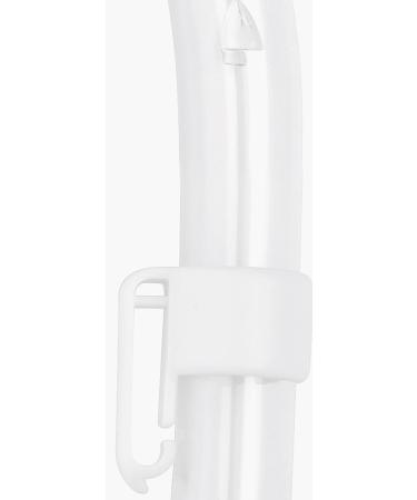 Cressi Youth Dry-Top Snorkel - Splash-Guard, Silicone Mouthpiece, Italy Design - Clear/Blue - Buy Online on SooperMarket.com