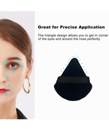 12Pcs Velvety Triangle Powder Puff Set for Flawless Makeup Application - Buy Online on SooperMarket.com
