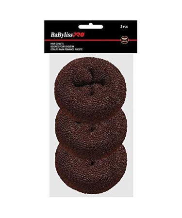 BaBylissPRO Hair Donuts 3.5 inch Diameter 3 per pack Black - Buy Online on SooperMarket.com