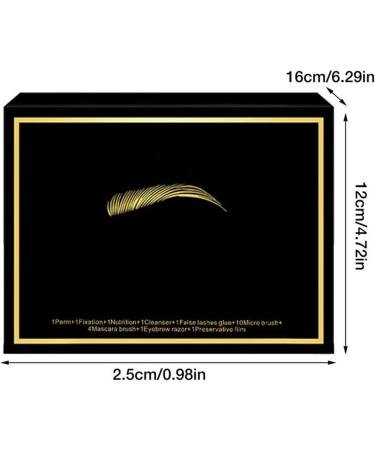 Lash Lift Kit & Brow Lamination Kit 2 in 1 Lash & Eyebrow Perm Kit with Brow Brush Semi-Permanent DIY Perm Kit for Lashes Brows for Home DIY Salon Result Lasts 6-8 Weeks #4 - Buy Online on SooperMarket.com