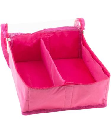 Missouri Star Pink Small Storage Bag for Precut Fabrics | Sewing Box Organizer | Canvas Carrying Case with Dividers for Quilting Projects - Buy Online on SooperMarket.com