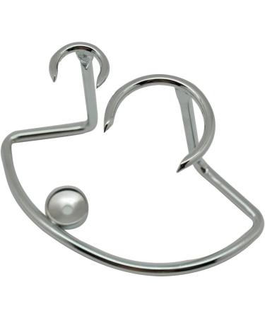 Premium Stainless Steel Shaving Brush Stand & Razor Holder | Durable Shaving Bowl for Precision Grooming - Buy Online on SooperMarket.com