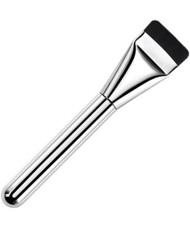 Flat Foundation Brush 5.4'' Flat Makeup Brush Thin Blade Liquid Foundation Brush Soft Bristles Contour Brush Concealer Brush for Streak-Free Coverage Natural Finish - Buy Online on SooperMarket.com