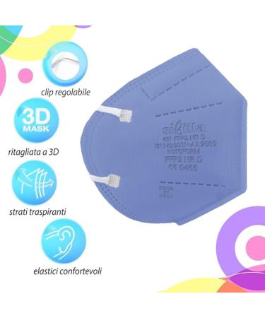 Buy Rotoform FFP2 Masks - 5-Layer Colorful Protection CE2233 Certified BFE 94% EN 149:2001+A1:2009 International Shipping Available - Buy Online on SooperMarket.com