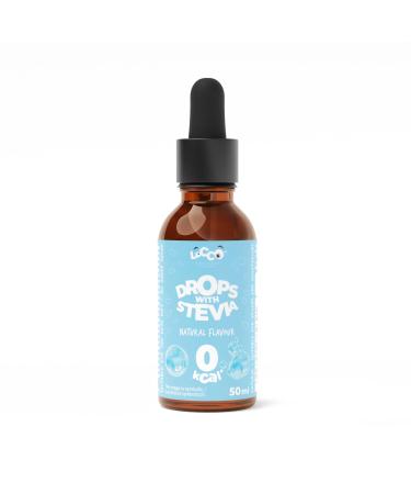 Locco Flavoured and sweetening drops with Stevia | Natural | 0 Calorie | Vegan | Only Natural Ingredients | Zero sugar | Stevia