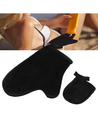 Tanningfor Totally Even Self Tanning Lotion Apply Solid & Comfortable Double Sided Design Thumb Area for Slip Protection Suitable and Other Lotions (Black) - Buy Online on SooperMarket.com
