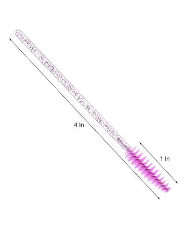 300 Pcs Eyelash Wands Disposable - Thick Spoolie Mascara Brush for Lashes & Eyebrow Makeup - Buy Online on SooperMarket.com